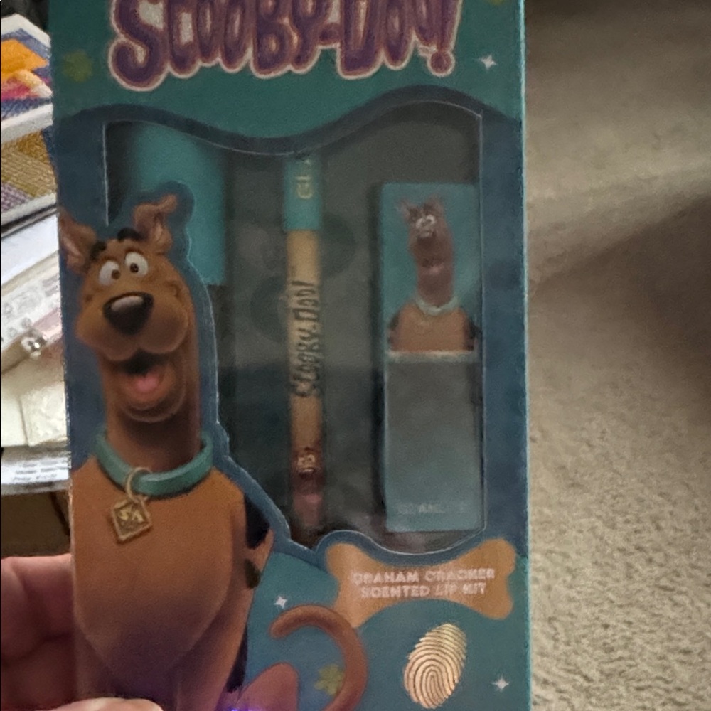 Scooby-Doo Graham Cracker Scented Lip Kit - Teal